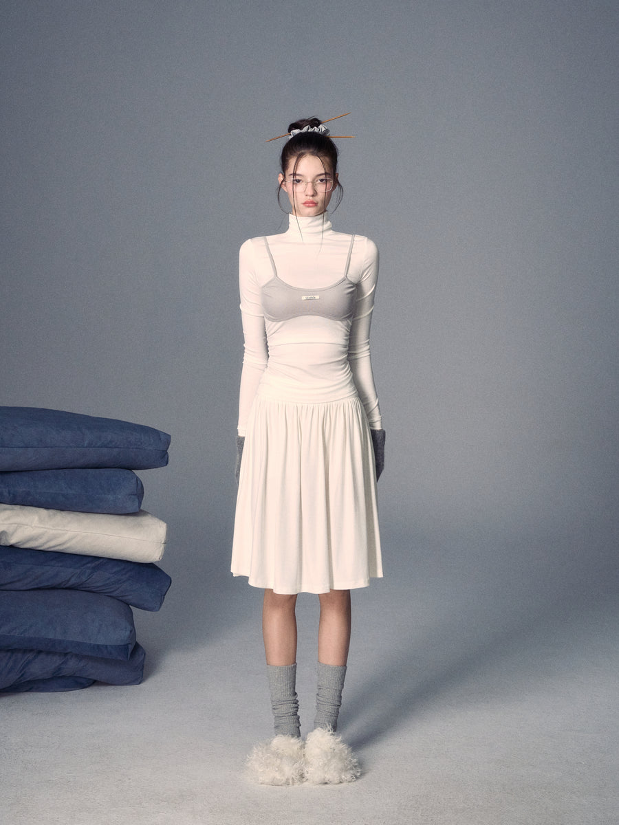 LLDC 'NEAT COLLECTION' Slip Mini Dress [Blue] main image 1