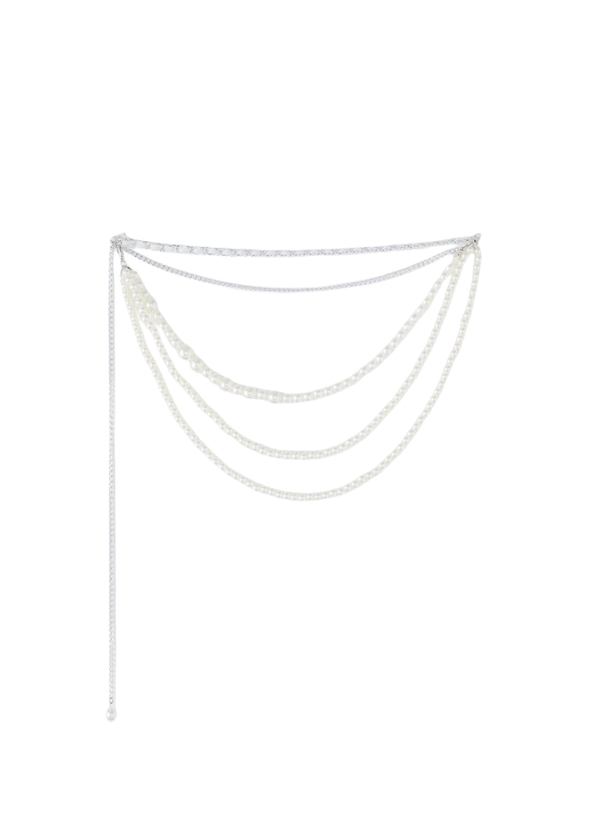 Multi-Layer Pearl Waist Chain