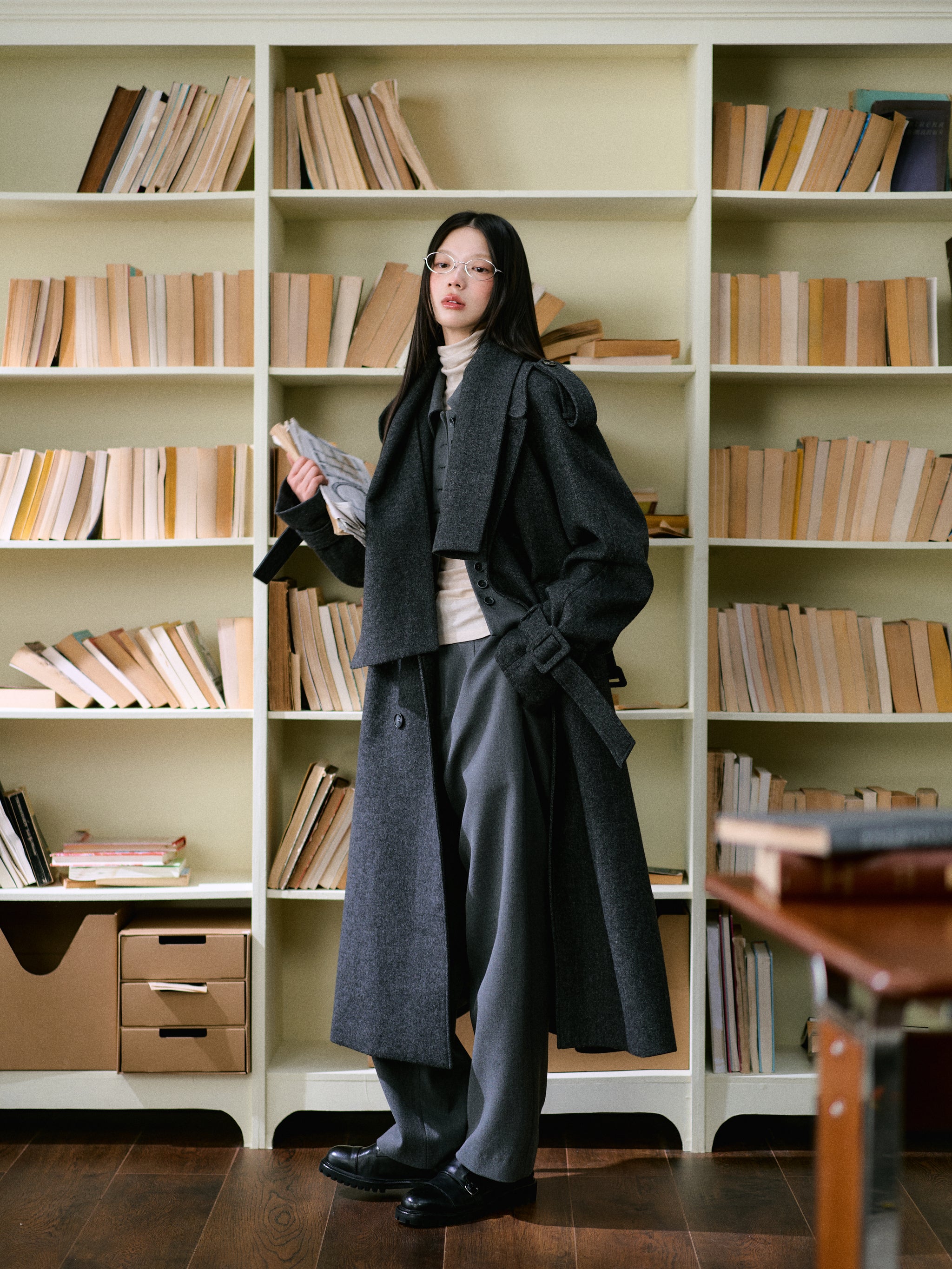 LLDC 'SAVVY MUSE' Maggie Coat [2COLOR] – LaLuneDuCiel