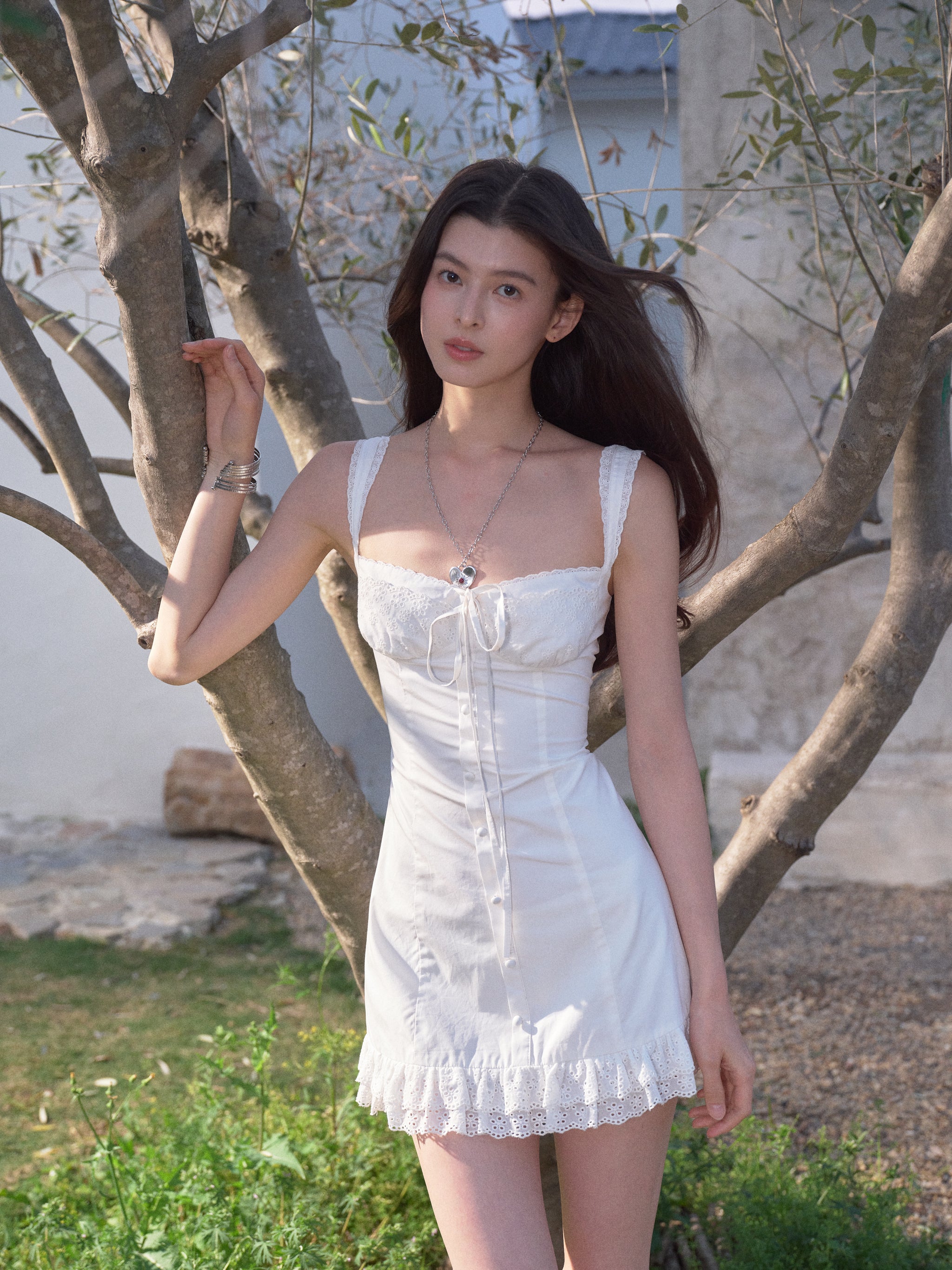 LLDC 'BEYOND EDEN' Rosamel Dress [White] – LaLuneDuCiel