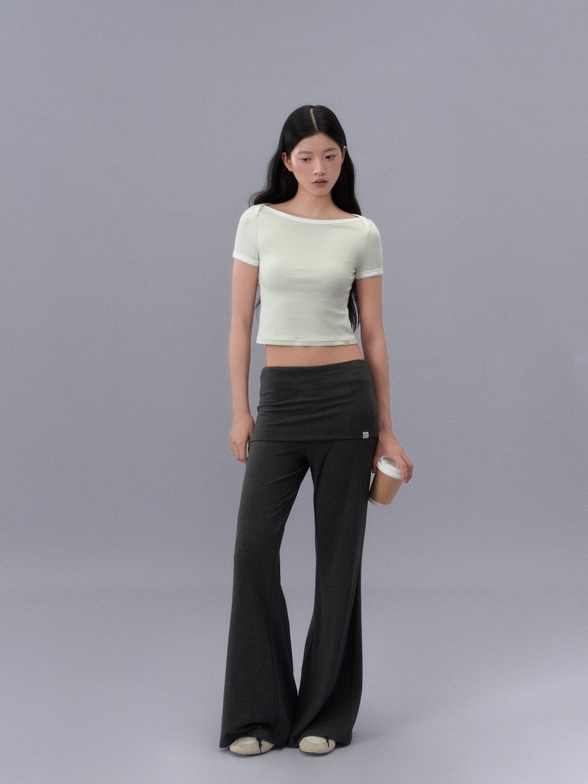 LLDC 'NEAT COLLECTION' Overlay Pants [Gray] – LaLuneDuCiel